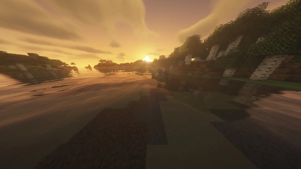 Ekran komputera z grą Minecraft i widocznymi blokami rud pod ziemią