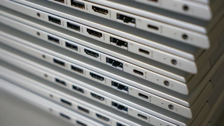 Laptop z dokumentem XML i czytnikiem karty do podpisu elektronicznego